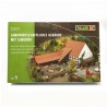 Grand bâtiment agricole en L + accessoires-N 1/160-FALLER 232371