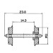 2 essieux Standard-HO-1/87-ROCO 40182