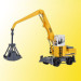 Pelle à pneu Liebherr 934 avec pince-HO-1/87-KIBRI 11286
