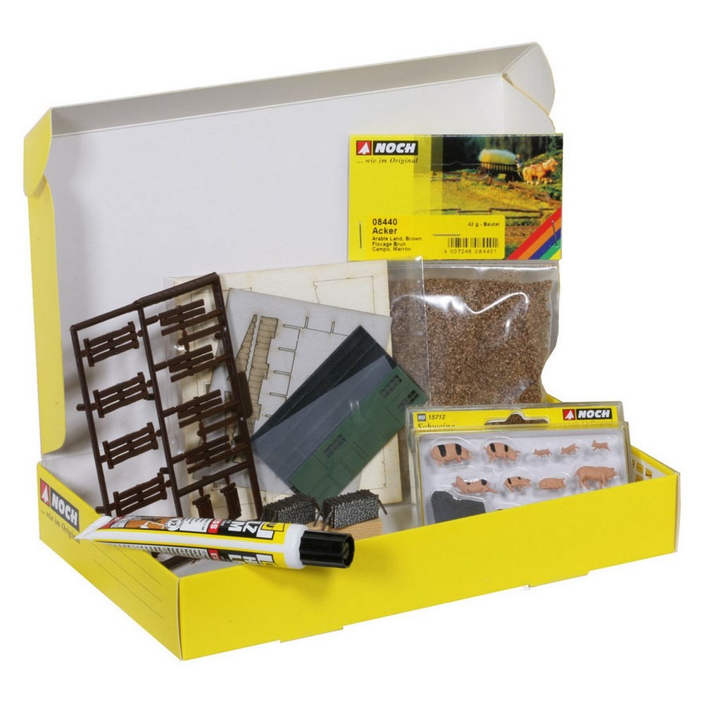 Coffret Kit Cabane de bûcherons-HO-Noch 65606 modelisme