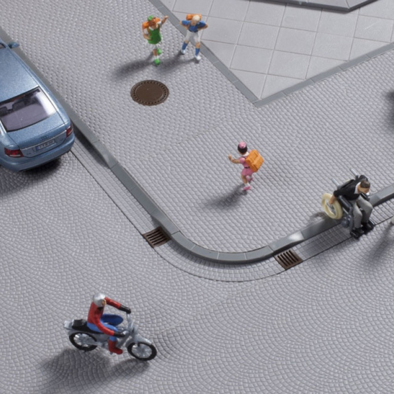 Accessoire Maquette HO (1:87) - Trottoir Noch 60450 | Décoration Diorama Neuf