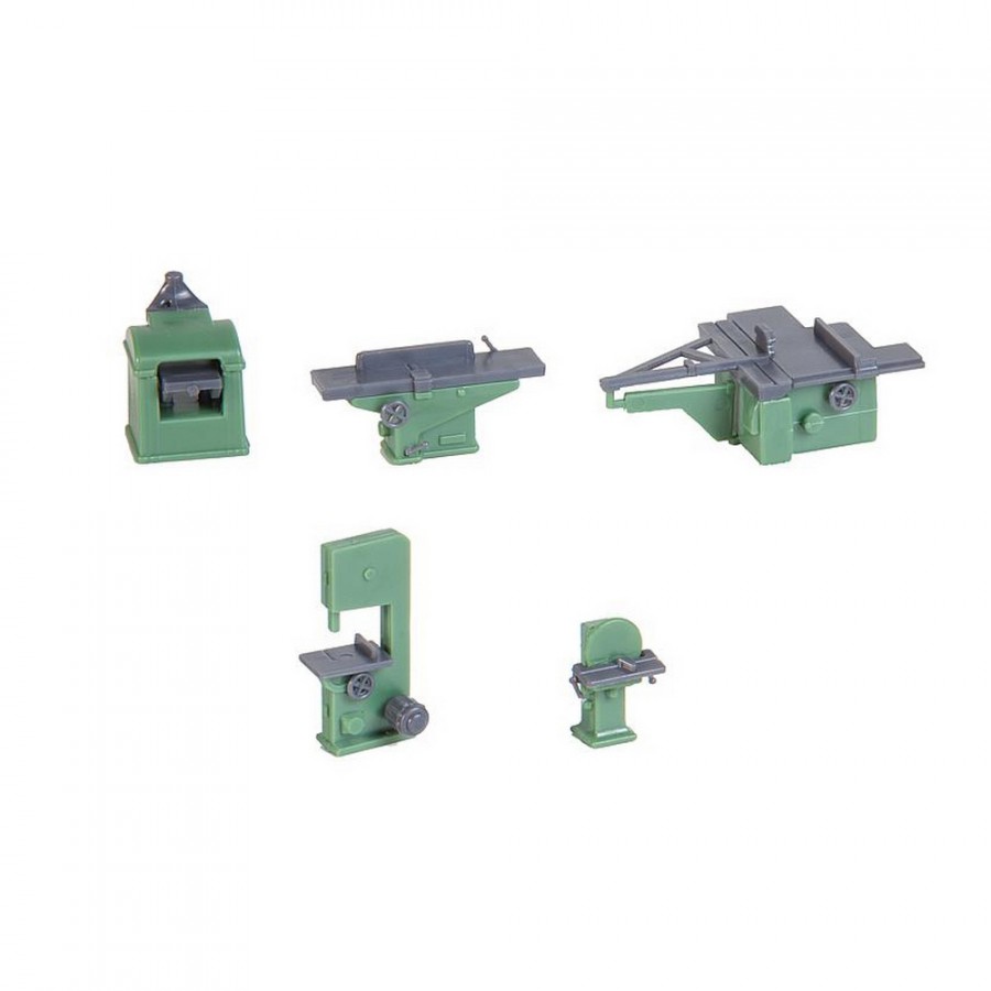 Set de 5 machines de menuiserie-HO 1/87-FALLER 180961