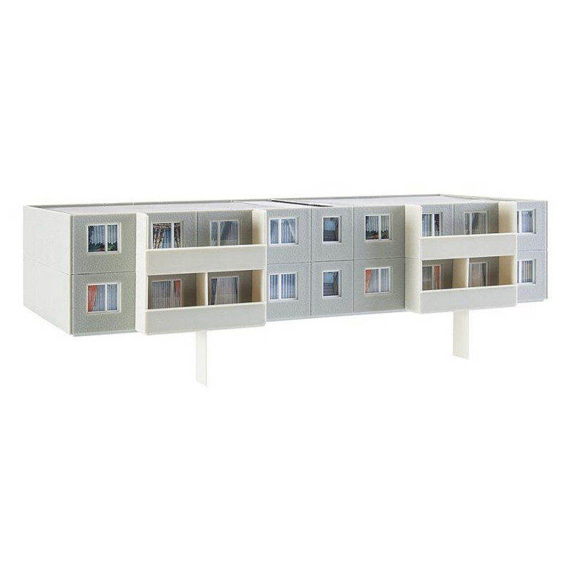 Complément intermédiaire d'immeuble, 2 étages-HO 1/87-FALLER 130802