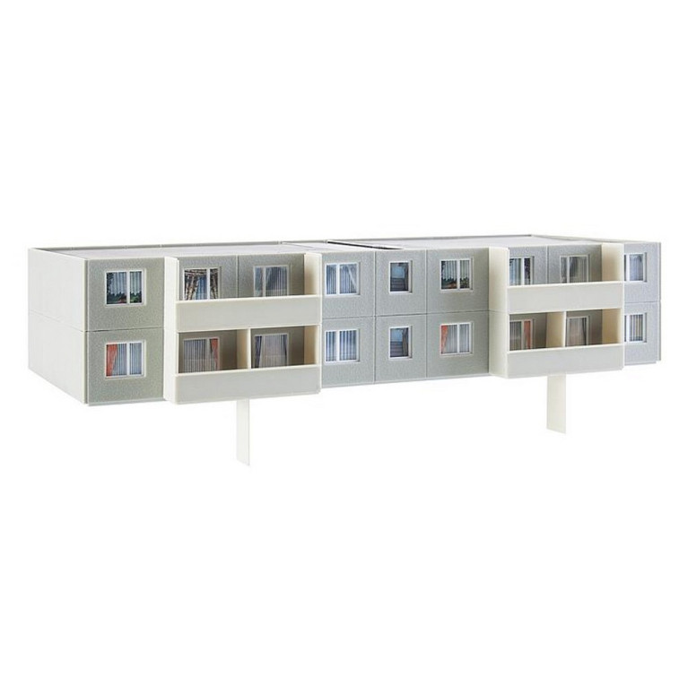 Complément intermédiaire d'immeuble, 2 étages-HO 1/87-FALLER 130802
