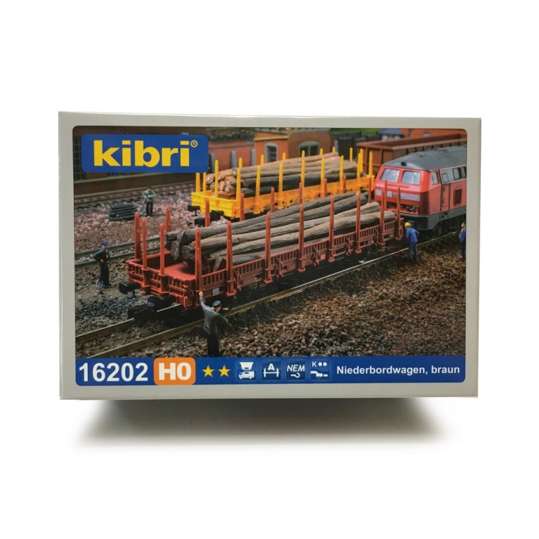Wagon plat à Ranchers-HO 1/87-KIBRI 16202