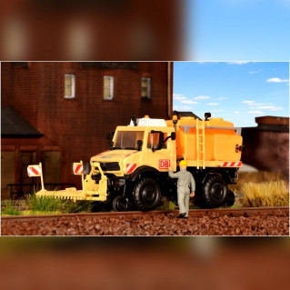 Camion Unimog pour désherbage route -rail -HO-1/87-KIBRI 16303