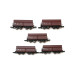 Coffret de 5 wagons à déchargement DR Ep IV-Z 1/220-MARKLIN 82802