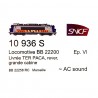 Loco BB22200 TER PACA Ep VI SNCF digitale son 3R-HO 1/87-LSMODELS 10936S