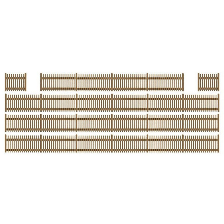 Set de clôtures type bois 120cm -HO-1/87-BUSCH 6007