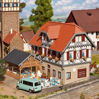 Auberge-Hotel Restaurant + Arcade-HO 1/87-FALLER 130438