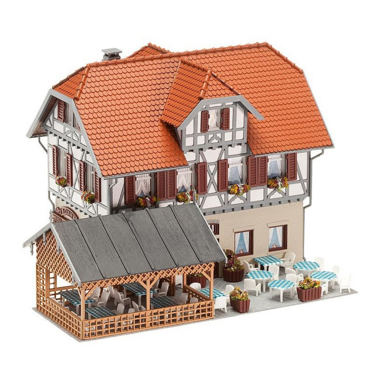 Auberge-Hotel Restaurant + Arcade-HO 1/87-FALLER 130438