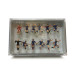 Equipe de Foot "Bleu" + arbitre-HO 1/87-PREISER 10759