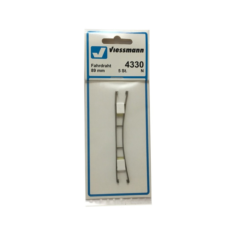 5 caténaires taille unique 89mm-N 1/160-VIESSMANN 4330
