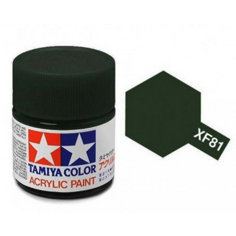 Dark Green 2 (RAF) mat pot de 10ml-TAMIYA XF81