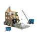 Maison en démolition + Excavateur-HO 1/87-FALLER 130466