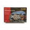 Maison en démolition + Excavateur-HO 1/87-FALLER 130466