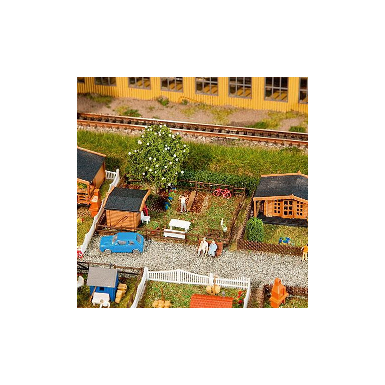 3 petits jardins avec cabanons-N 1/160-FALLER 272550