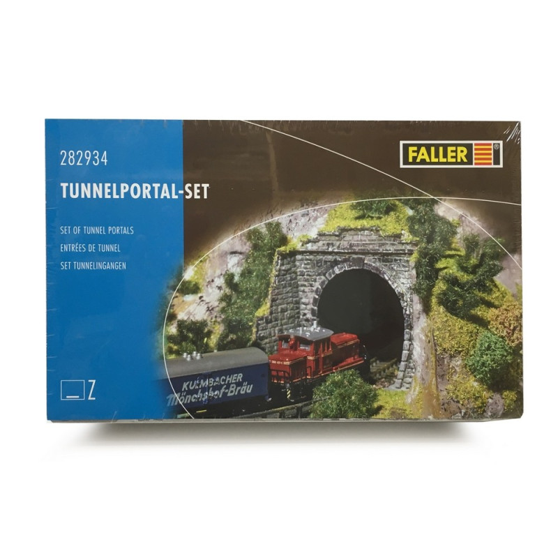 2 entrées de tunnel-Z 1/220-FALLER 282934