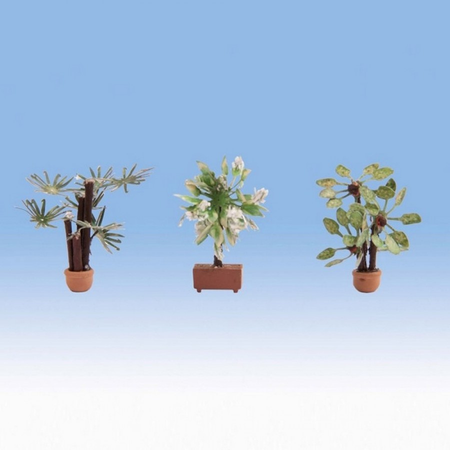 3 plantes en pots-HO 1/87-NOCH 14023