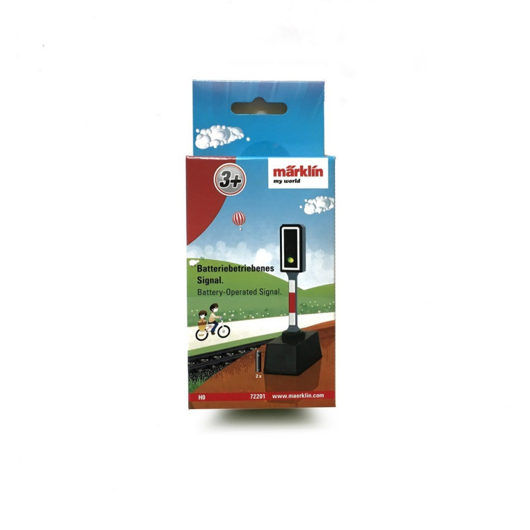 Signal lumineux à piles "My World"-HO 1/87-MARKLIN 72201