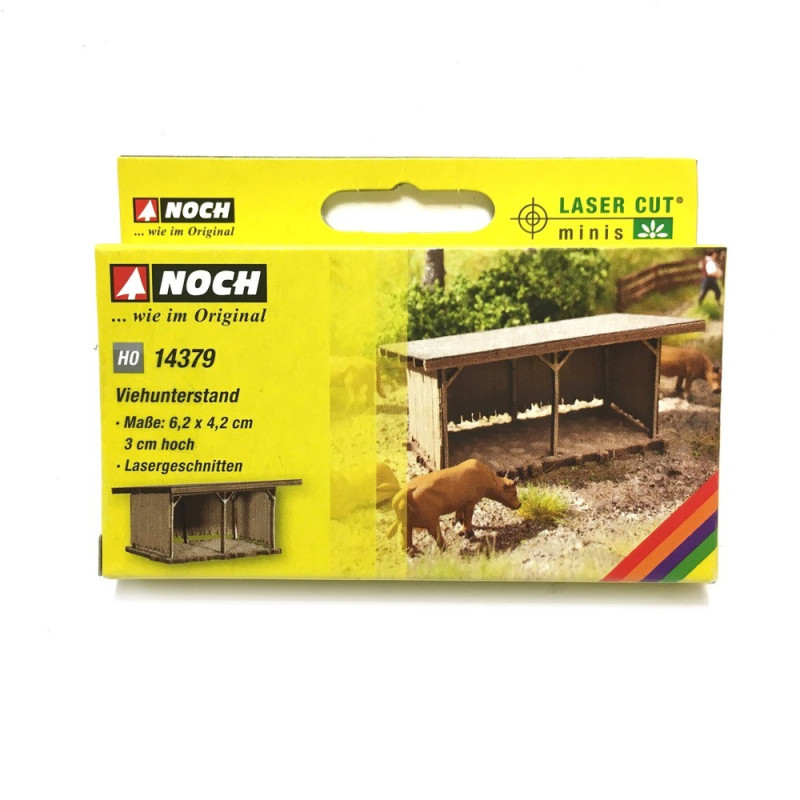 8349 H0 Abri de voiture en bois