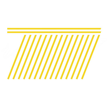 Marquage Jaune lignes de stationnement-HO-1/87-SAI 1036