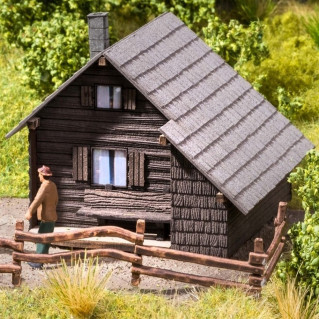 Coffret Kit Cabane de bûcherons-HO-Noch 65606 modelisme