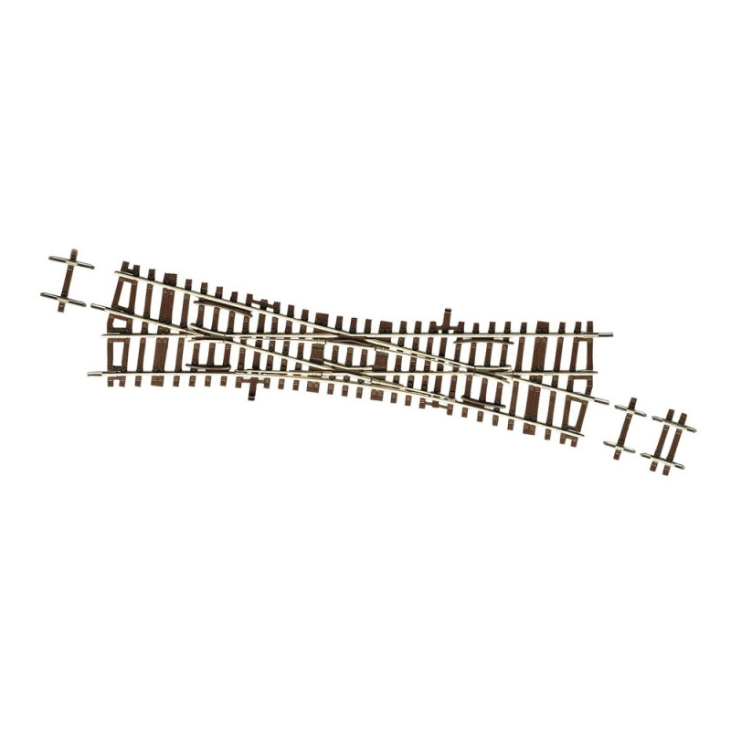 Rail traverse de jonction simple 230mm 15 degrés code 83 -HO-1/87-ROCO 42448