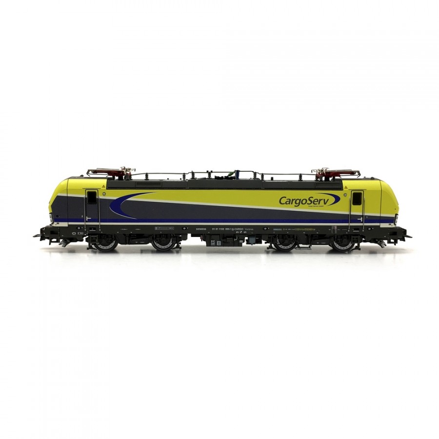Locomotive 193 890 CargoServ Ep VI digitale son-HO 1/87-ROCO 73924