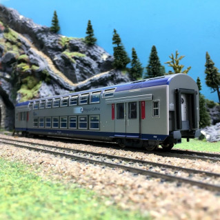 Voiture VB2N CL1 TER SNCF-HO 1/87-VITRAINS 3164