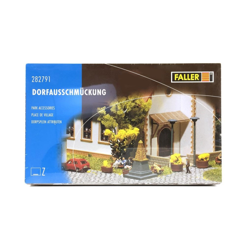Accessoires pour Places de village-Z 1/220-FALLER 282791