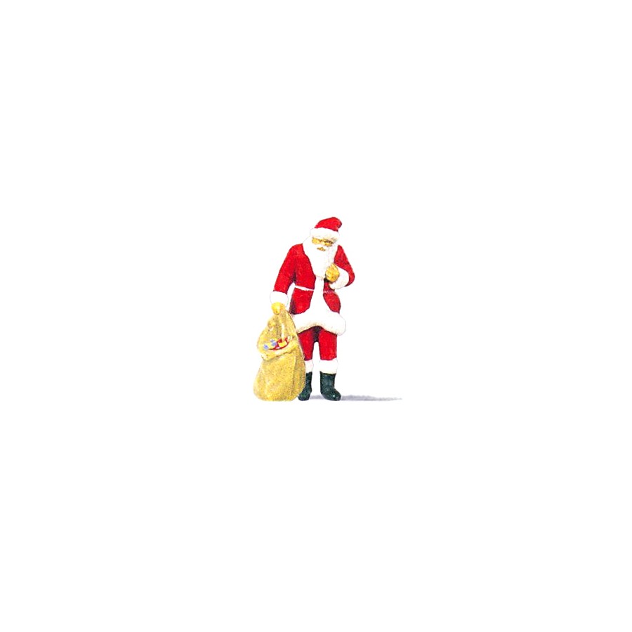 Père Noël et sa Hotte-HO 1/87-PREISER 29027