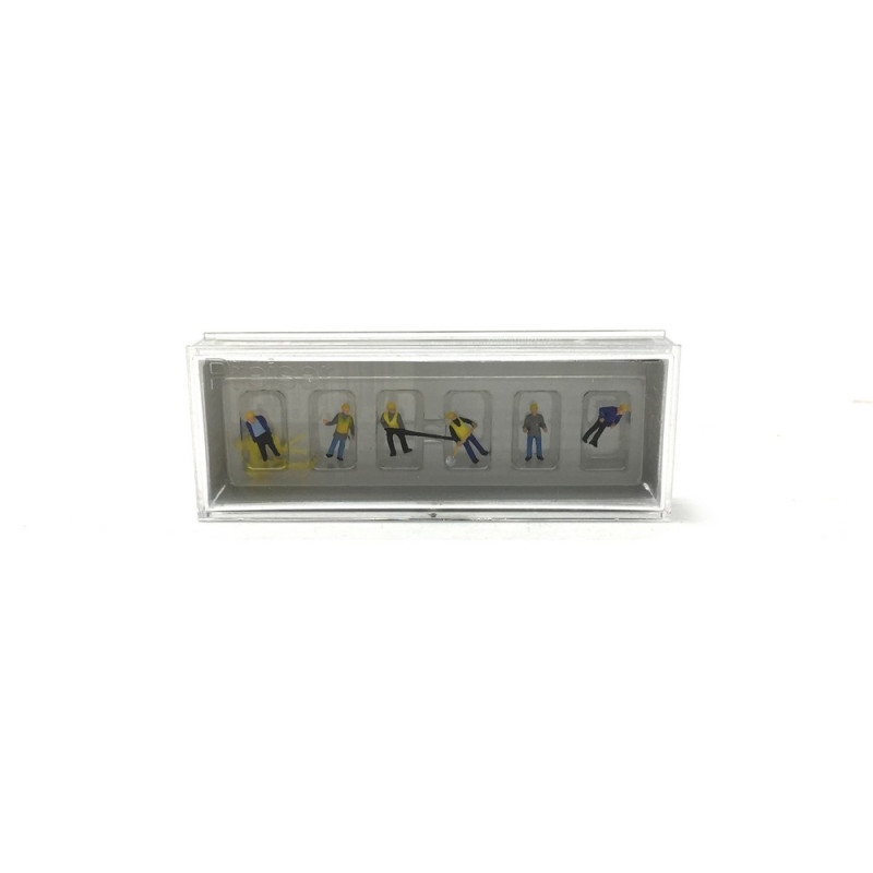 6 poseurs de voie-Z 1/220-PREISER 88513