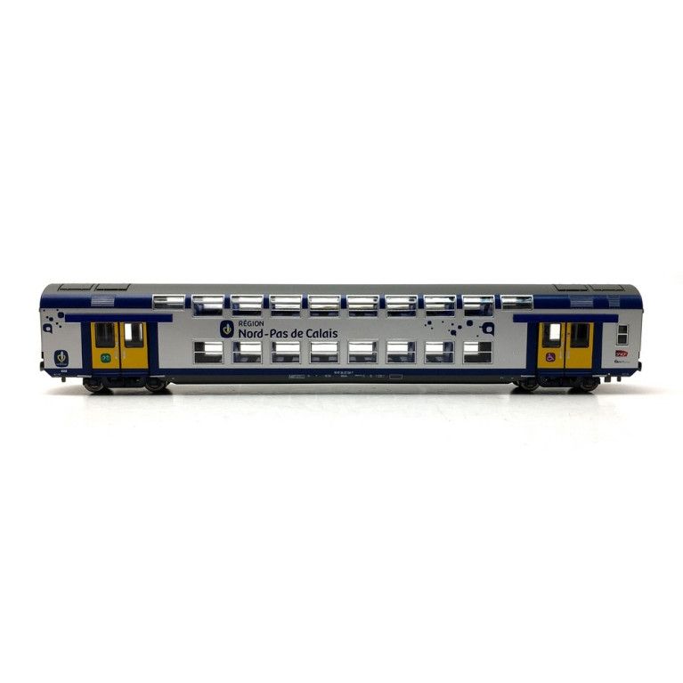Voiture VB2N CL2 NORD Pas de Calais SNCF-HO 1/87-VITRAINS 3167