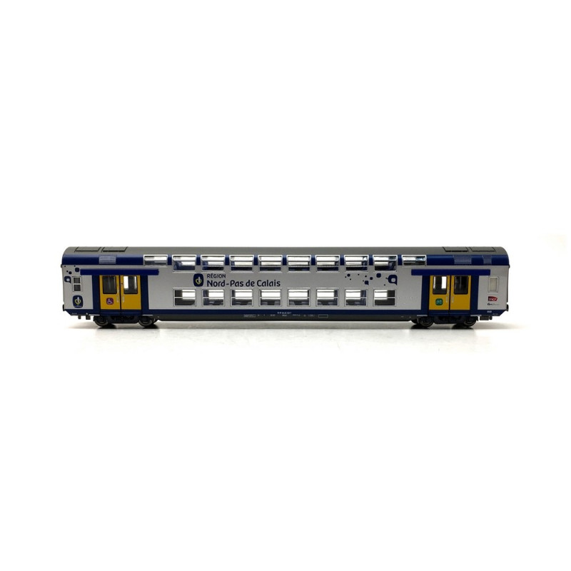 Voiture VB2N CL2 NORD Pas de Calais SNCF-HO 1/87-VITRAINS 3167