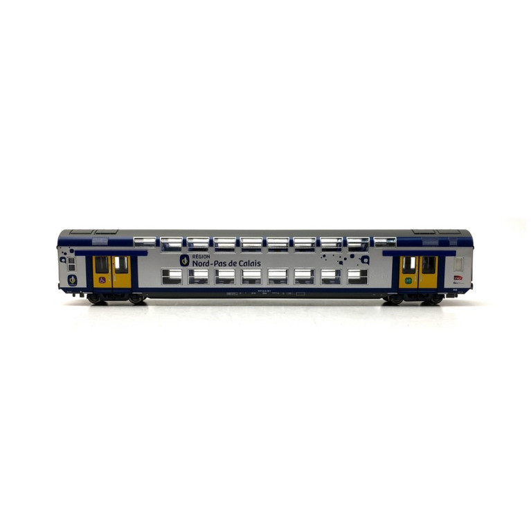 Voiture VB2N CL2 NORD Pas de Calais SNCF-HO 1/87-VITRAINS 3167