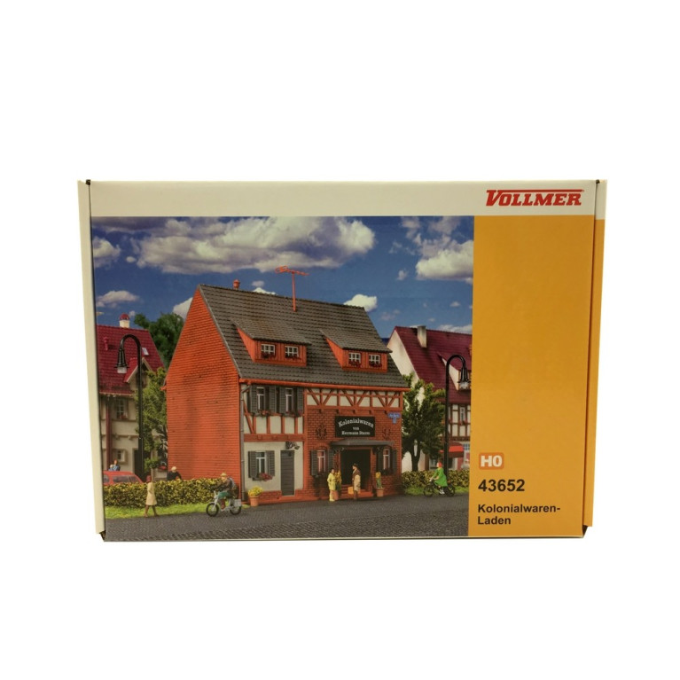Magasin de produits coloniaux-HO 1/87-VOLLMER 43652