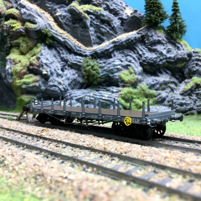 Wagon plat TP Ranchers PLM Ep II-HO 1/87-REE WB510