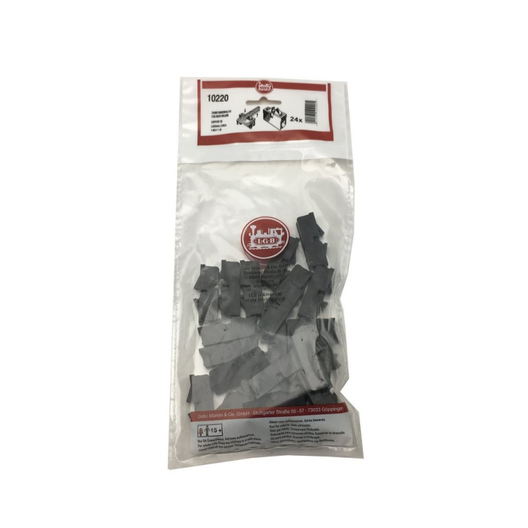 24 clips de maintien cremaillere-G 1/22.5-LGB 10220
