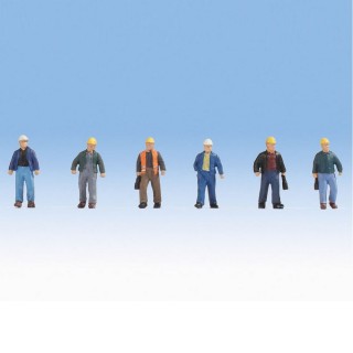 6 Ouvriers de chantier-HO-1/87-NOCH 15057