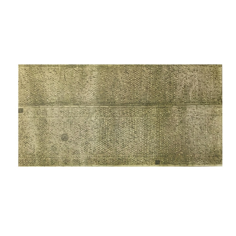 Plaque cartonnée Rue pavée HO-1/87-FALLER 170601