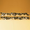 Troupeau de 30 vaches noires et blanches-HO-1/87-PREISER 14408