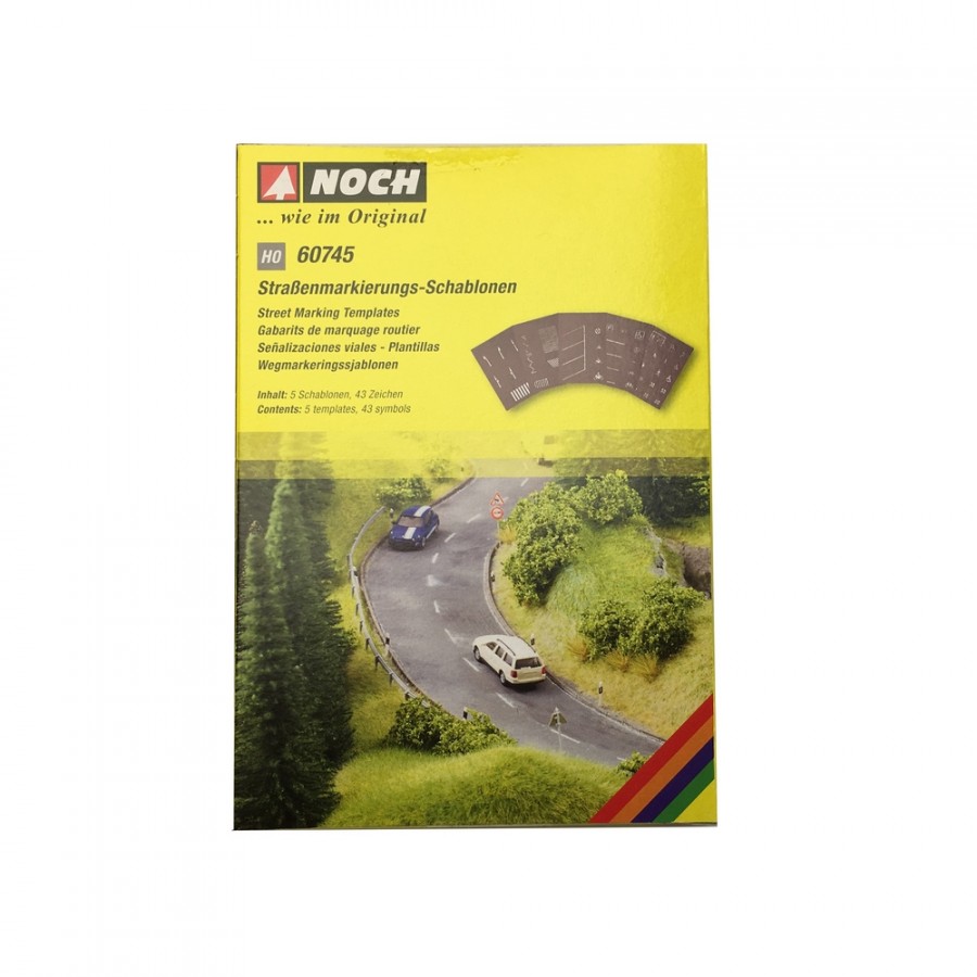 Set de Marquage routier-HO 1/87-NOCH 60745