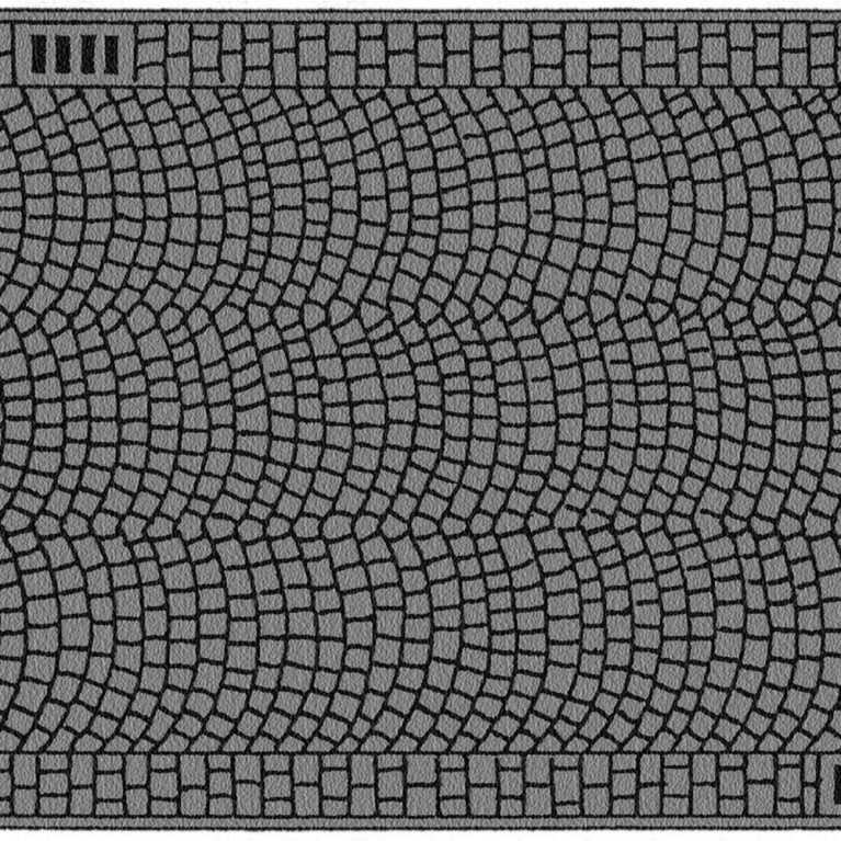 Rue pavée 1m x 66mm-HO-NOCH 60722