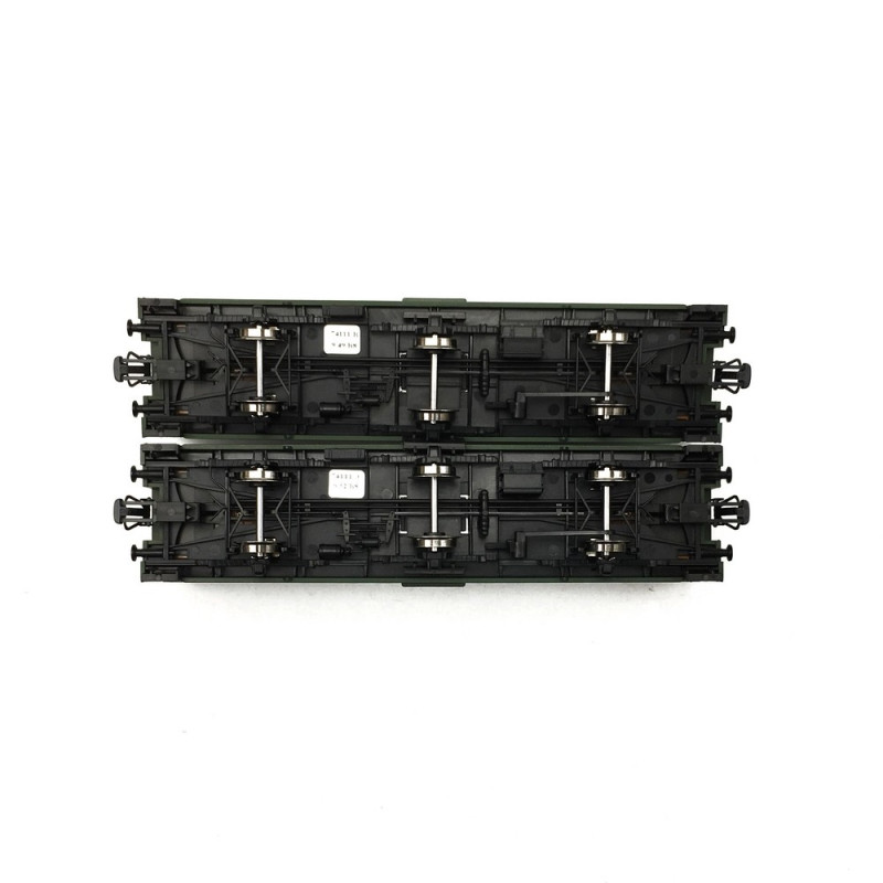 Coffret 2 wagons postaux DR Ep IV-HO 1/87-ROCO 74111