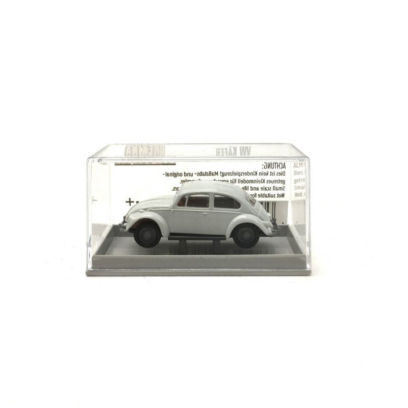 VW Coccinelle 1969 Blanc Cassé-HO 1/87-BREKINA 25013BC