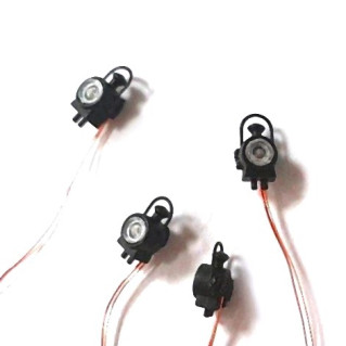 4 Lanternes à Leds pour vapeur (Précablées)-HO 1/87-REE XB544