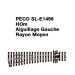 Aiguillage Gauche-HOm 1/87-PECO SLE1496