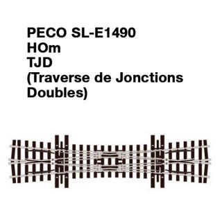 TJD Traverse de Jonctions Doubles-HOm 1/87-PECO SLE1490