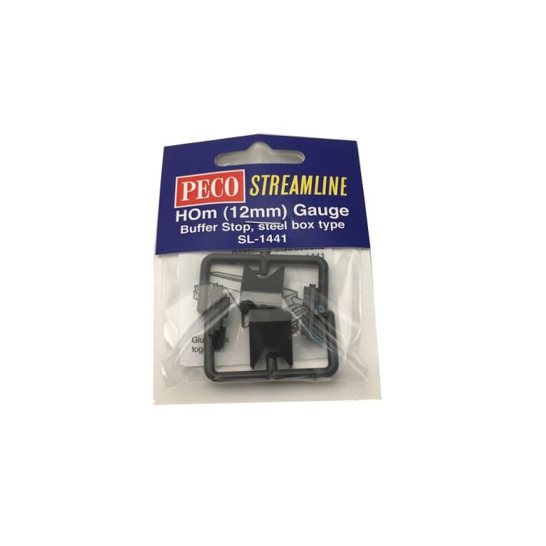 Butoir Plein type Boîte Métal-HOm 1/87-PECO SL1441